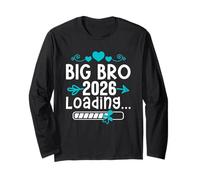 Brothers Big BRO 2026 Loading Funny Soon Brother Long Sleeve T-Shirt