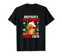 Brother's Christmas Cookie Crew Santa Gingerbread Baker T-Shirt