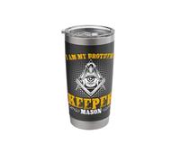 Brother's Keeper Mason Masonry Freemasonry Masonic Freemason Stainless Steel Insulated Tumbler