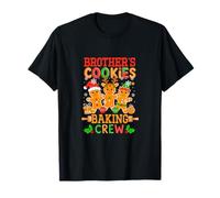 Brother's Xmas Cookie Baking Crew Funny Baker Gingerbreads T-Shirt
