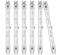 BROTOU Dimmable R7s Halogen Bulb 118mm, 230V 4480LM 2800K Warm White J-Type Linear Light Bulb for Floodlight, Security, Landscape and Work Light (118mm-230W-6 Pack)