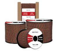 Brotree 3mm Paracord 425 100% Nylon 30M Rope 3 Strands Type II Parachute Cord for Outdoor, Craft, DIY - 192kg Breaking Load (Apocalypse)