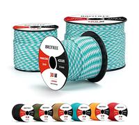 Brotree 3mm Paracord 425 100% Nylon 50M Rope 3 Strands Type II Parachute Cord for Outdoor, Craft, DIY - 192kg Breaking Load (Sky)