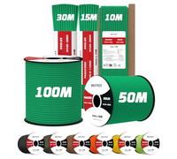 Brotree 4mm Paracord 550 100M 100% Nylon Rope 7 Strands Type III Parachute Cord for Outdoor and DIY - 250kg Breaking Load (Jade Green)