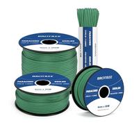 Brotree 550 Paracord 4mm 100m Rope Type III 7 Strands 100% Polyester Parachute Cord for Crafting, Camping, Outdoor, Survival - Kelly Green