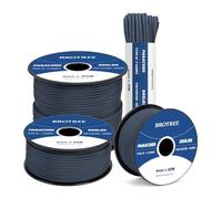 Brotree 550 Paracord 4mm 100m Rope Type III 7 Strands 100% Polyester Parachute Cord for Crafting, Camping, Outdoor, Survival - Navy Blue