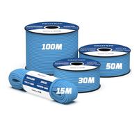 Brotree 550 Paracord 4mm 15m Rope Type III 7 Strands 100% Polyester Cord