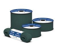 Brotree 550 Paracord 4mm 15m Rope Type III 7 Strands 100% Polyester Parachute Cord for Crafting, Camping, Outdoor, Survival - Dark Green