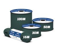 Brotree 550 Paracord 4mm 30m Rope Type III 7 Strands 100% Polyester Cord