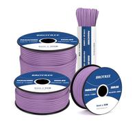Brotree 550 Paracord 4mm 50m Rope Type III 7 Strands 100% Polyester Parachute Cord for Crafting, Camping, Outdoor, Survival - Lilac