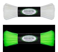 Brotree Glow in The Dark Paracord 550 4mm 30m 9 Strands Luminous Rope