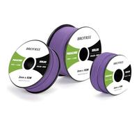 Brotree Paracord 2mm 100M 100% Nylon Rope 1 Strand Parachute Cord for Outdoor, Craft, DIY - 45kg Breaking Load (Purple)