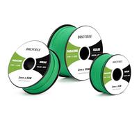 Brotree Paracord 2mm 50M 100% Nylon Rope 1 Strand Parachute Cord for Outdoor, Craft, DIY - 45kg Breaking Load (Jade Green)