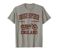 Brough Superior Haydn Rd. Nottingham England T-Shirt, Men, Slate Grey, XX-Large