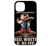 Brought To You By The Red White Blue Cowboy Western Pride Case for iPhone 13