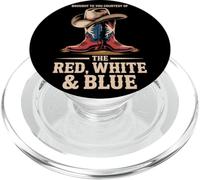 Brought To You By The Red White Blue Cowboy Western Pride PopSockets PopGrip for MagSafe