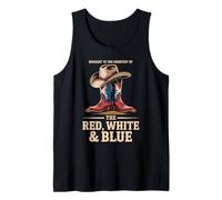 Brought to You by The Red White Blue Cowboy Western Pride Tank Top