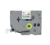 BROVACS 1 Pack Black on Clear Laminated Label Tape Compatible for Brother P-Touch Label Printer TZ 141 TZe 141 18mm 3/4" OPA4141