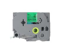 BROVACS 1 Pack Black on Green Laminated Label Tape Compatible for Brother P-Touch Label Printer TZ 751 TZe 751 24mm 1" OPA4751