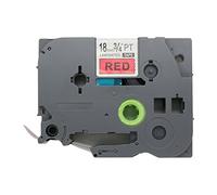 BROVACS 1 Pack Black on Red Label Tape Compatible for Brother P-Touch TZ 441 TZe 441 18mm 3/4" OPA1144