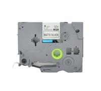 BROVACS 1 Pack Black on Silver Laminated Label Tape Compatible for Brother P-Touch Label Printer TZ 911 TZe 911 6mm 1/4" OPA4911