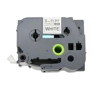 BROVACS 1 Pack Black on White Flexible Label Tape Compatible for Brother P-Touch TZ FX261 TZe FX261 36mm 1 1/2" OPA1426