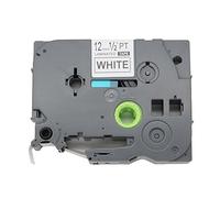 BROVACS 1 Pack Black on White Label Tape Compatible for Brother P-Touch TZ 231 TZe 231 12mm 1/2" OPA1123