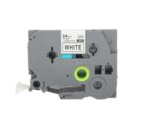 BROVACS 1 Pack Black on White Laminated Label Tape Compatible for Brother P-Touch Label Printer TZ 251 TZe 251 24mm 1" OPA4251