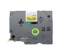 BROVACS 1 Pack Black on Yellow Flexible Label Tape Compatible for Brother P-Touch TZ FX631 TZe FX631 12mm 1/2" OPA1463
