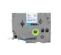BROVACS 1 Pack Blue on White Laminated Label Tape Compatible for Brother P-Touch Label Printer TZ 243 TZe 243 18mm 3/4" OPA4243