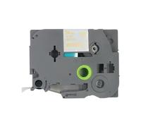 BROVACS 1 Pack Gold on White Laminated Label Tape Compatible for Brother P-Touch Label Printer TZ 254 TZe 254 24mm 1" OPA4254