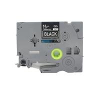 BROVACS 1 Pack White on Black Laminated Label Tape Compatible for Brother P-Touch Label Printer TZ 335 TZe 335 12mm 1/2" OPA4335