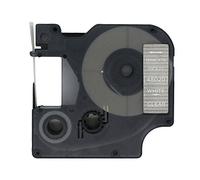 BROVACS 1 Pack White on Clear Label Tape Compatible for DYMO D1 45020 12mm 1/2" OPA2220