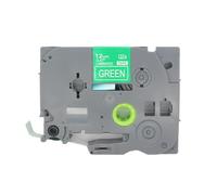 BROVACS 1 Pack White on Green Laminated Label Tape Compatible for Brother P-Touch Label Printer TZ 735 TZe 735 12mm 1/2" OPA4735