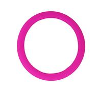 BROVACS Leather Texture Soft Silicone Car Steering Wheel Cover Universal Anti-Slip Design 14-16 inch Protective Case Rose