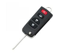 BROVACS Modified Upgraded Flip Key Shell Compatible with NISSAN INFINITI 4 Button Keyless Entry Remote Key Case Fob SS911