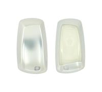 BROVACS PC Key Case Cover Protective Holder Paint Metallic Colour Compatible with BMW 1 3 5 6 7 Series X3 X4 M5 M6 Smart Remote Key Fob 3 4 Button SV9905 Matte Silver