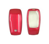 BROVACS PC Key Case Cover Protective Holder Paint Metallic Colour Compatible with MERCEDES BENZ A B C E S G Class Smart Remote Key Fob 2 3 4 Button SV9953 Red