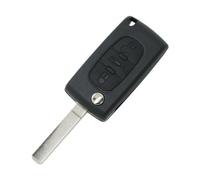 BROVACS Replacement Key Shell CE0523 Type VA2 Blade Compatible with PEUGEOT CITROEN 3 Button Keyless Entry Flip Remote Key Case Fob SS311A