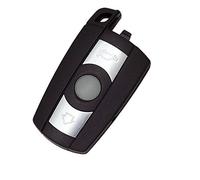 BROVACS Replacement Key Shell Compatible with BMW 3 Button Smart Keyless Entry Remote Key Case Fob W/Back Lid for Battery Exchange PG905AS