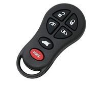 BROVACS Replacement Key Shell Compatible with CHRYSLER DODGE Keyless Entry Remote Key Case Fob 6 Buttons 5 BTN + Panic PG754C