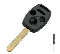 BROVACS Replacement Key Shell Compatible with HONDA Accord Civic CRV Pilot Fit Keyless Entry Remote Key Case Fob 3 Buttons + Panic 4 BTN PG208