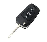 BROVACS Replacement Key Shell Compatible with HYUNDAI i20 i30 KIA Sportage Seed Picanto 3 Button Keyless Entry Flip Remote Key Case Fob SS161A