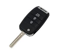 BROVACS Replacement Key Shell Compatible with KIA Sorento Carens 3 Button Keyless Entry Remote Flip Key Case Fob PG172A