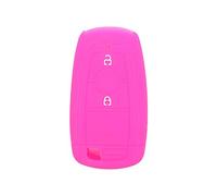 BROVACS Silicone Cover Protector Case Holder Skin Jacket Compatible with FORD EcoSport Mondeo Edge 2 Button Smart Remote Key Fob CV4712 Rose