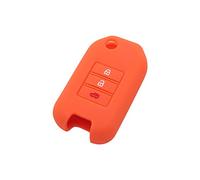 BROVACS Silicone Cover Protector Case Holder Skin Jacket Compatible with HONDA 3 Button Flip Remote Key Fob CV9202 Orange