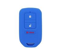 BROVACS Silicone Cover Protector Case Holder Skin Jacket Compatible with HONDA Crosstour Fit 2+1 Hold Button 3 Buttons Smart Remote Key Fob CV4214 Deep Blue