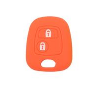 BROVACS Silicone Cover Protector Case Holder Skin Jacket Compatible with PEUGEOT CITROEN 2 Button Remote Key Fob CV9304 Orange
