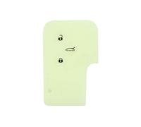 BROVACS Silicone Cover Protector Case Holder Skin Jacket Compatible with RENAULT 3 Button Smart Card Key Remote Fob CV2351 Translucent