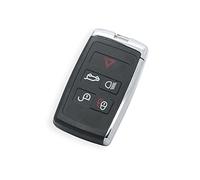 BROVACS Upgraded Modified Key Shell Soft TPU Button Compatible with LAND ROVER Range Rover Evoque Sport Velar JAGUAR 5 Button Keyless Entry Smart Remote Key Case Fob SS702A